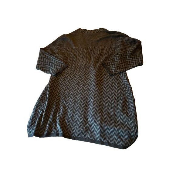 Soft Surroundings Women's Chevron Pattern Cardigan w/ Buckle Closure - Size XL - Picture 5 of 5